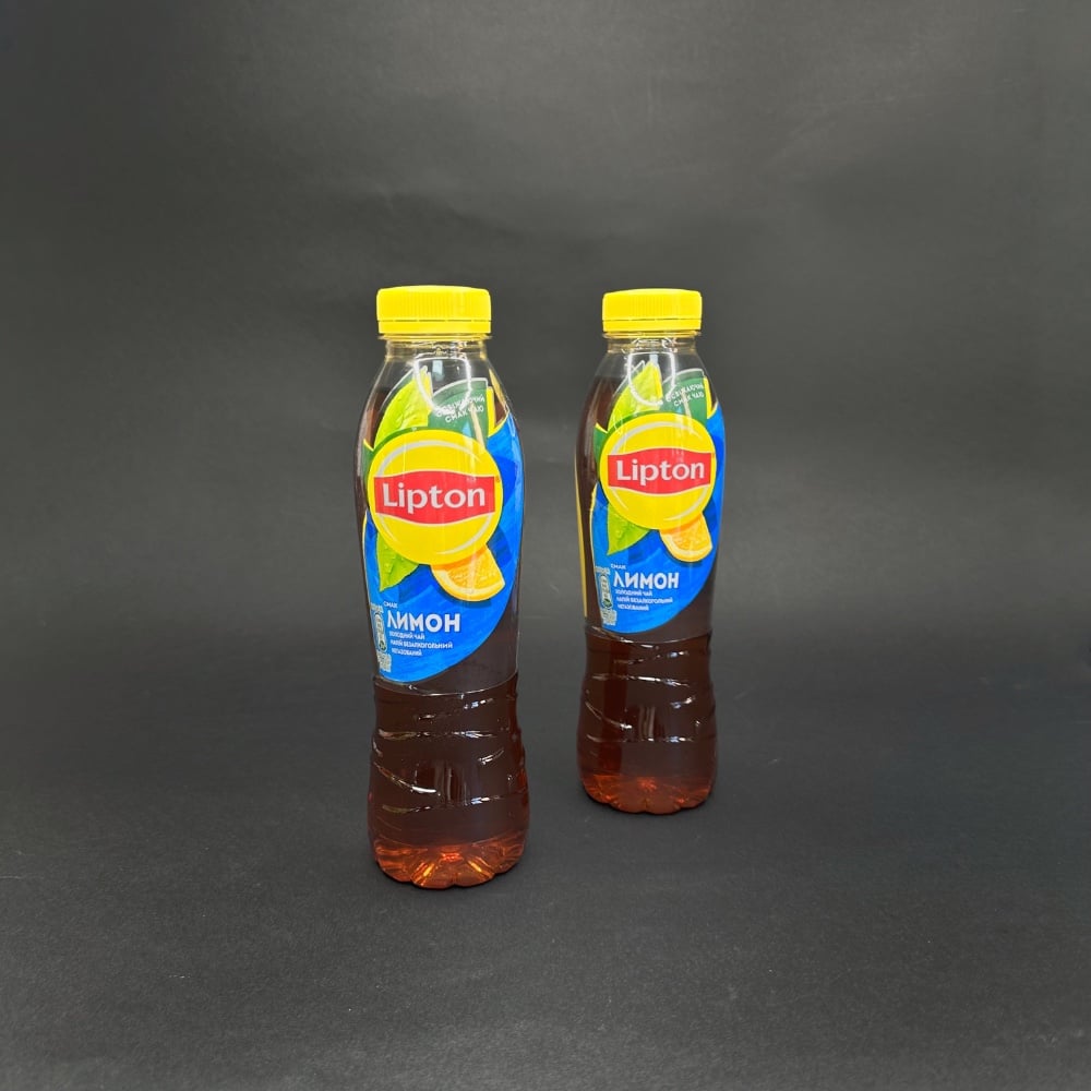 Напій холодний чорний чай"Lipton " зі смаком лімону 0,5л