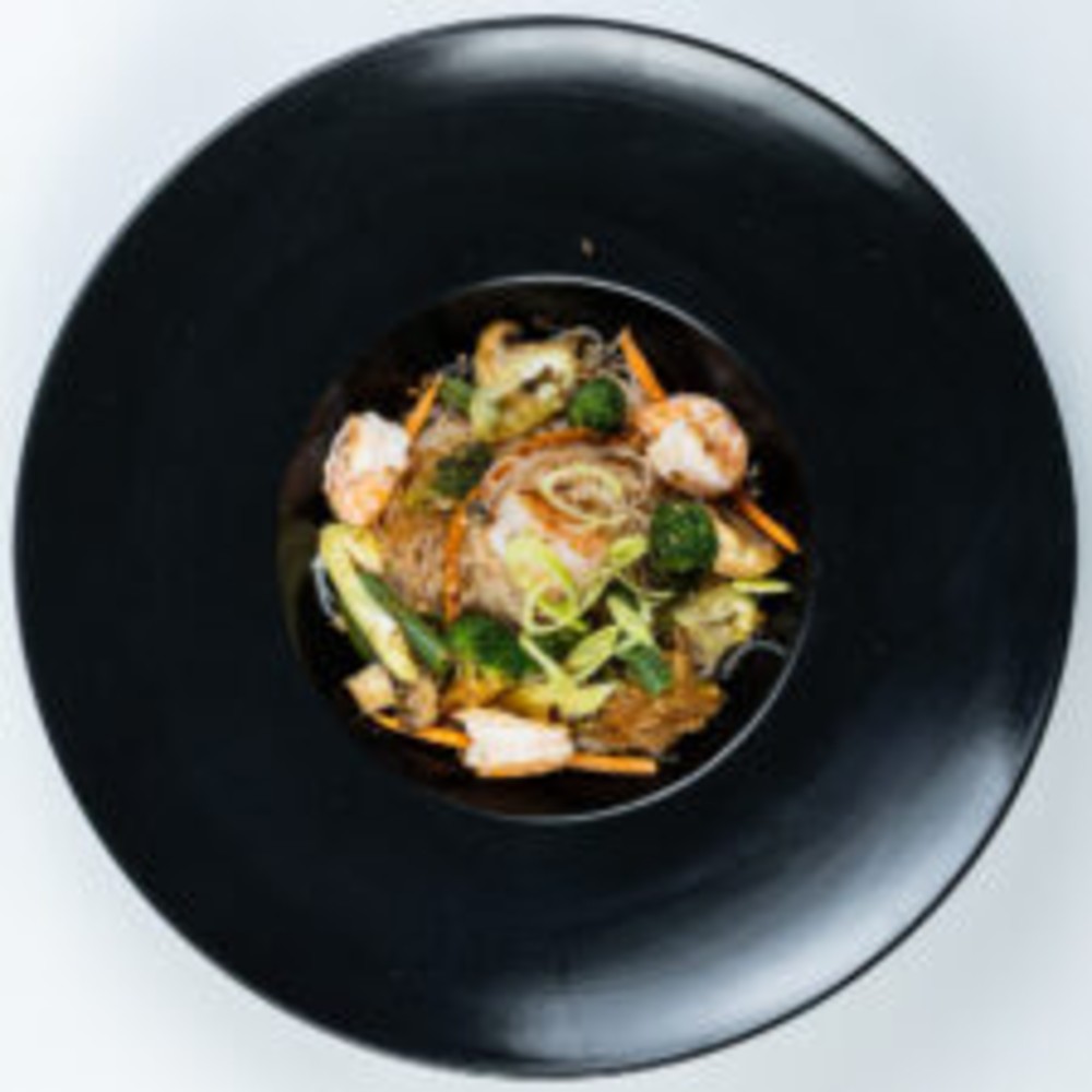 Харусаме з креветками в тонкацу 300г