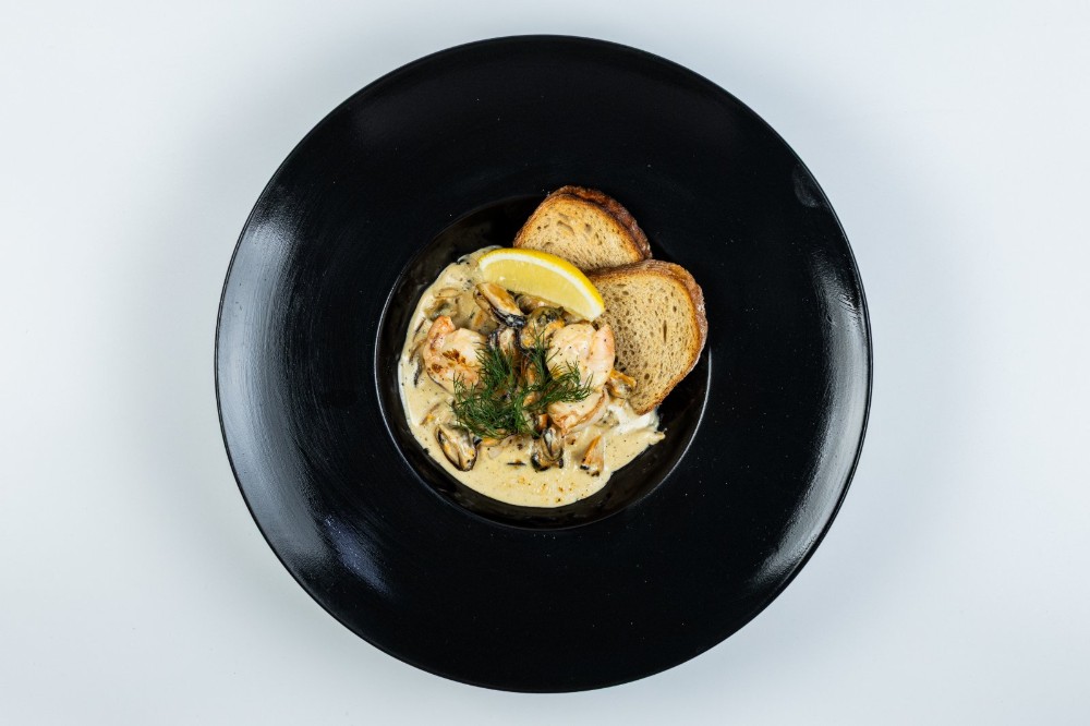 Соте з креветкам та мідіями 300г