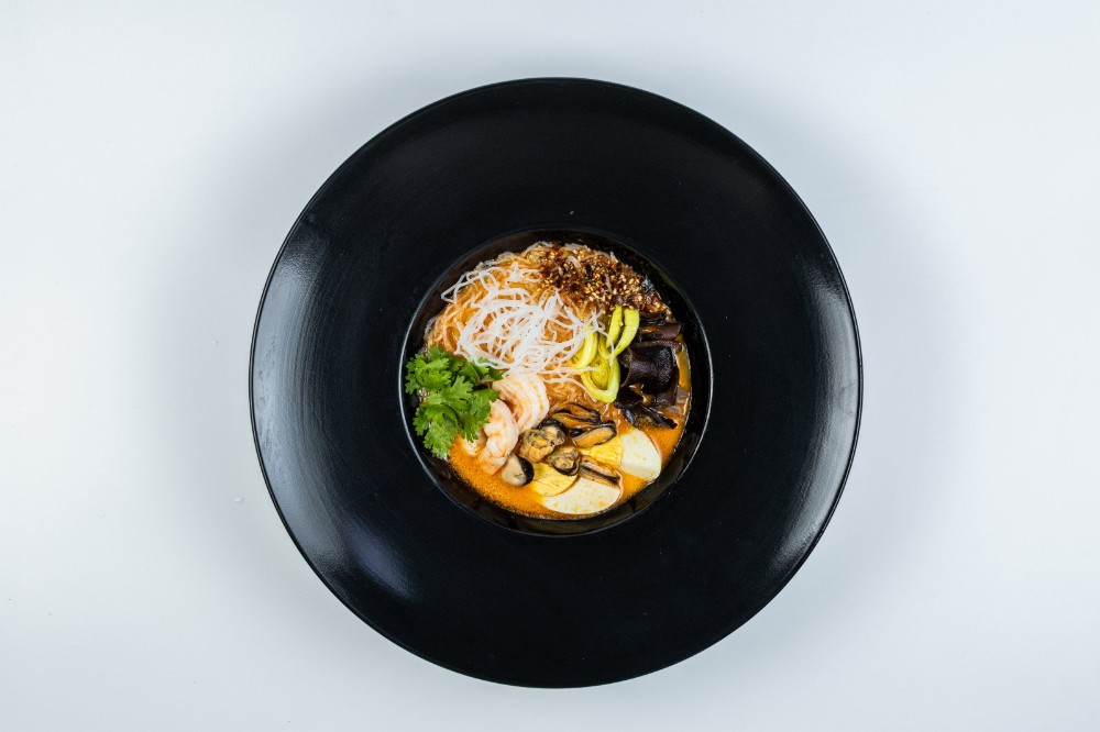 Суп Том-ям з креветками та мідіями 400г