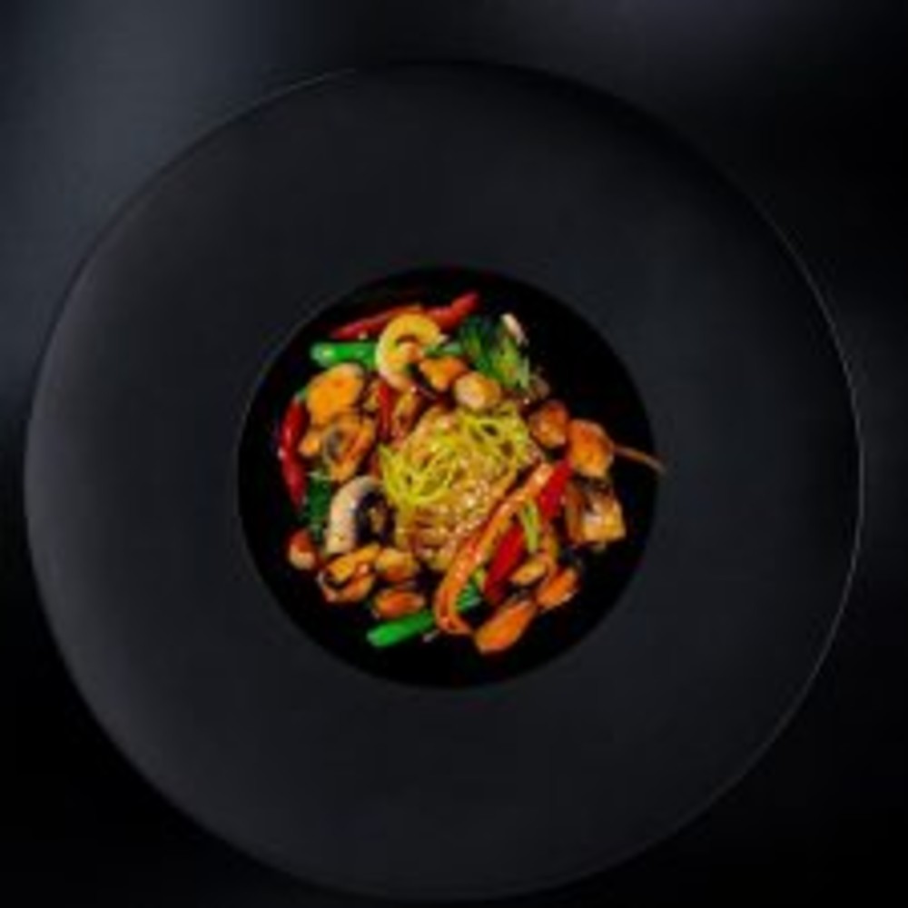 Удон з мідіями в теріякі 300г