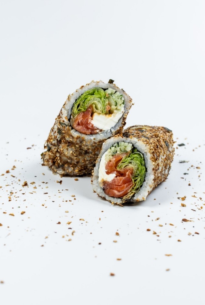 Суширіто з копченим лососем 350г