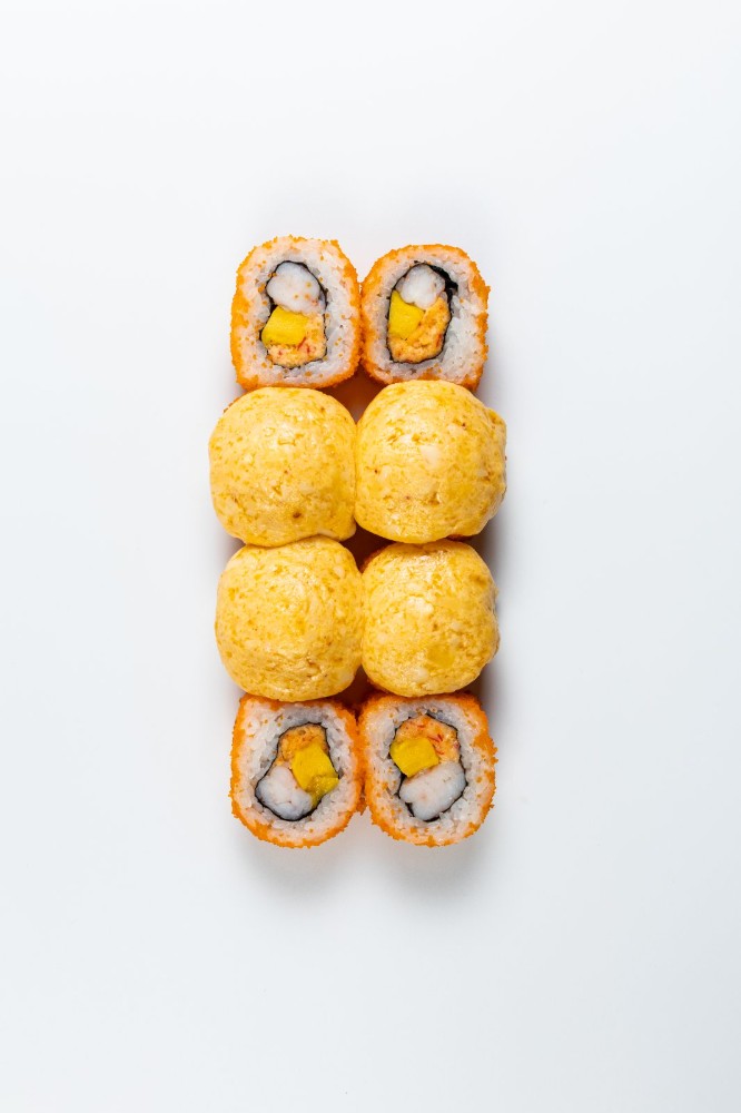 Запечений з креветкою  350/8шт