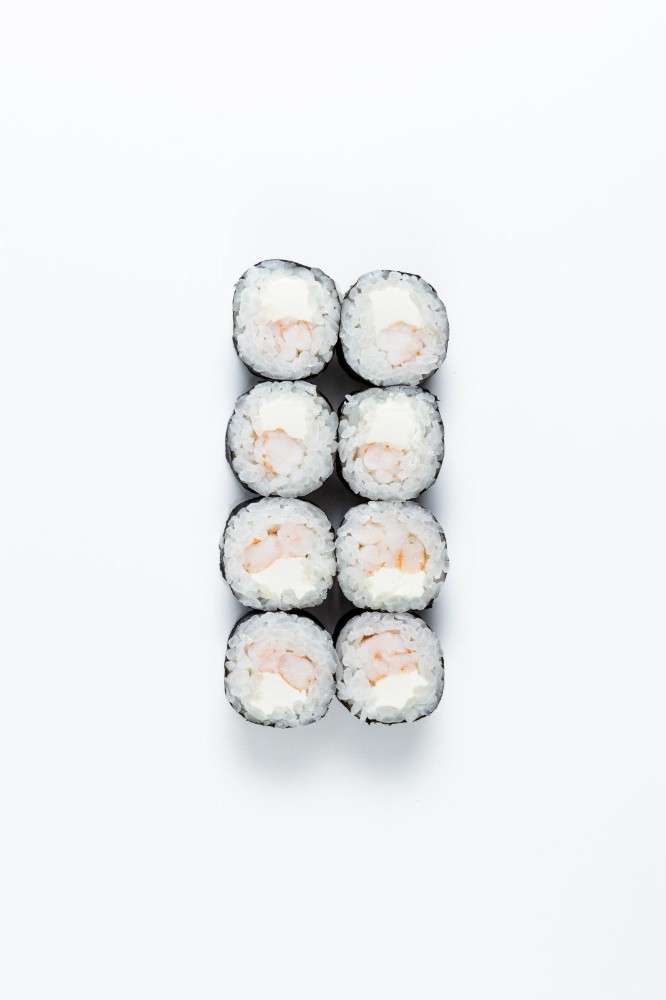 Макі з креветкою та філадельфією 150/8шт