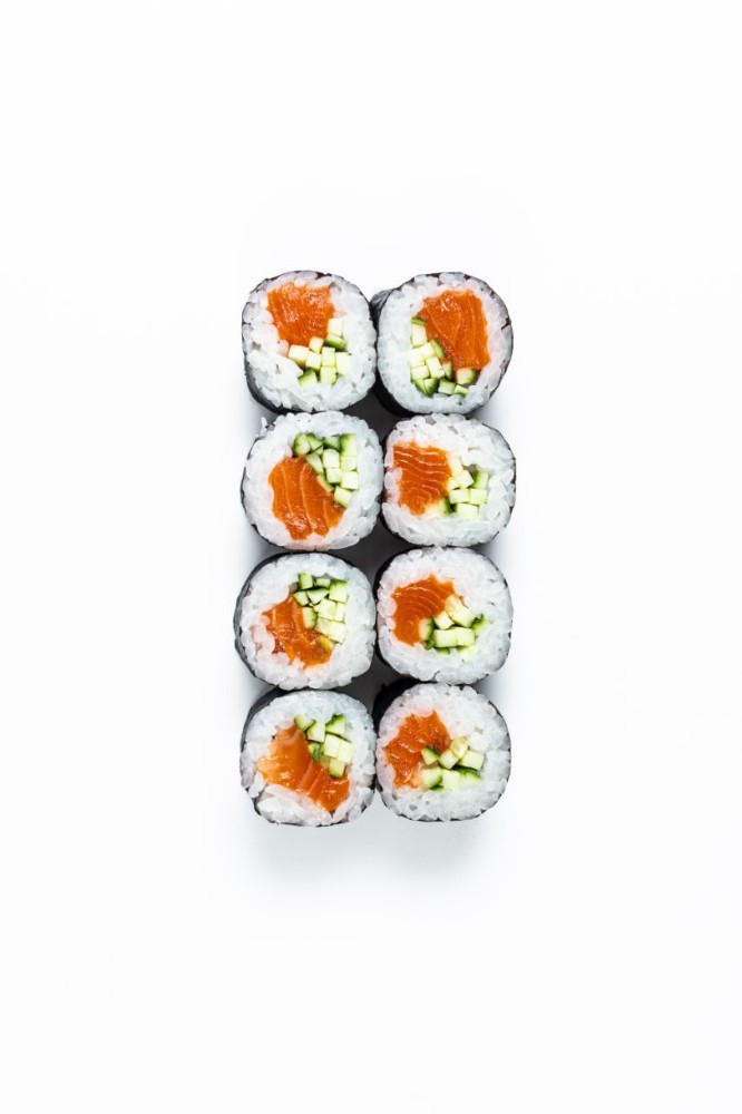 Макі з лососем та огірком 150г/8шт.