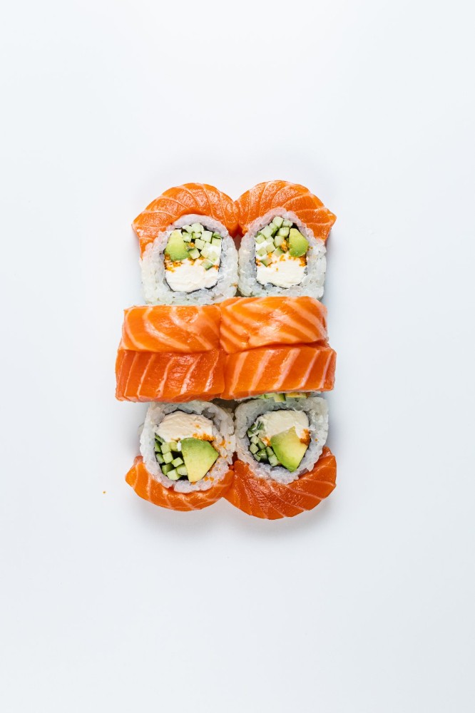 Дабл Філадельфія з лососем 360/8шт.