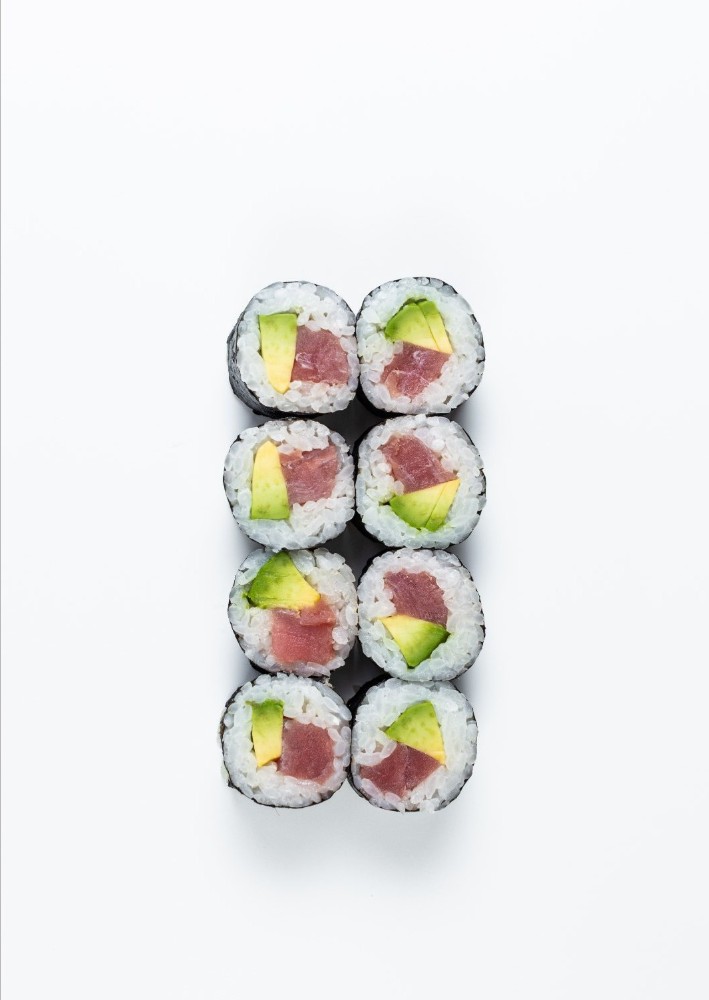 Макі з тунцем та авокадо 150/8шт.