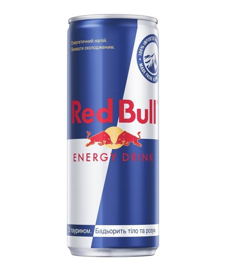 Напій енергетичний Red bull 0.25 л