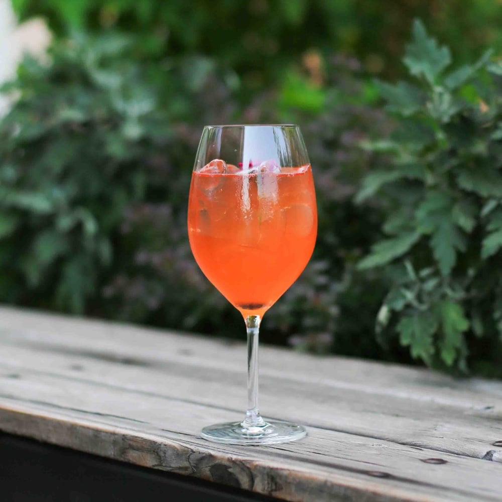 Raspberry Spritz коктейль
