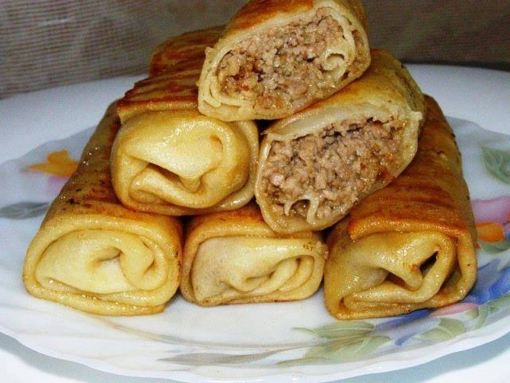 Мясные блинчики
