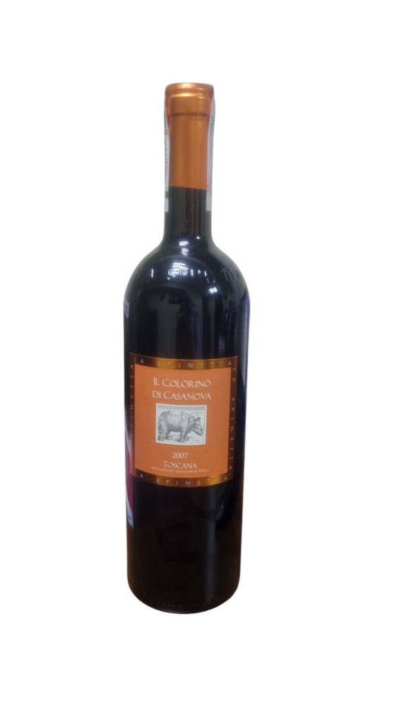 Вино. червоне сухе IL COLORINO DI CASANOVA TOSKANA 2007