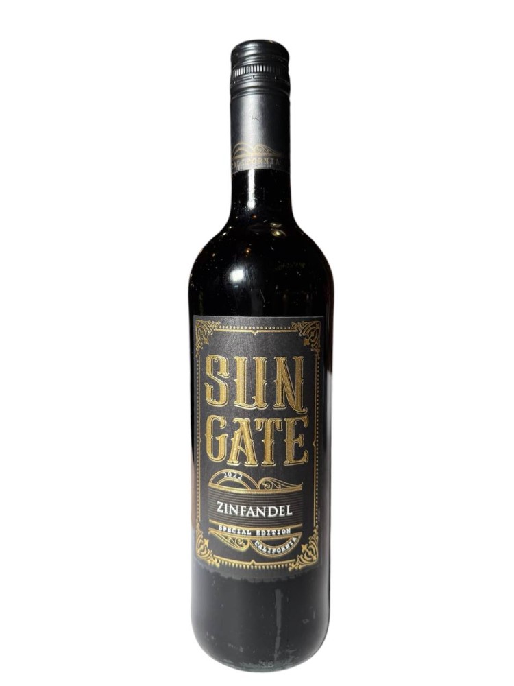 ВИНО Sun Gate Зинфандель 2022 червоне