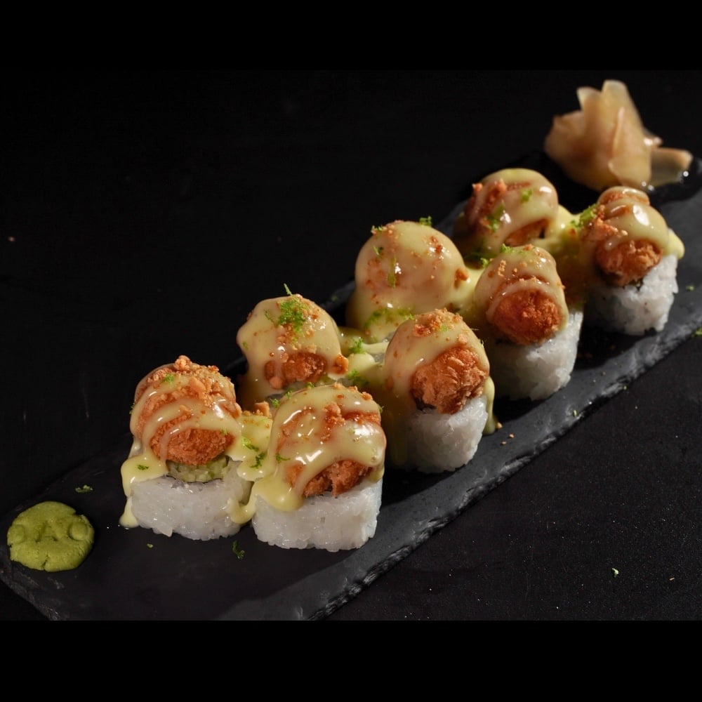 Shrimps sweet wasabi