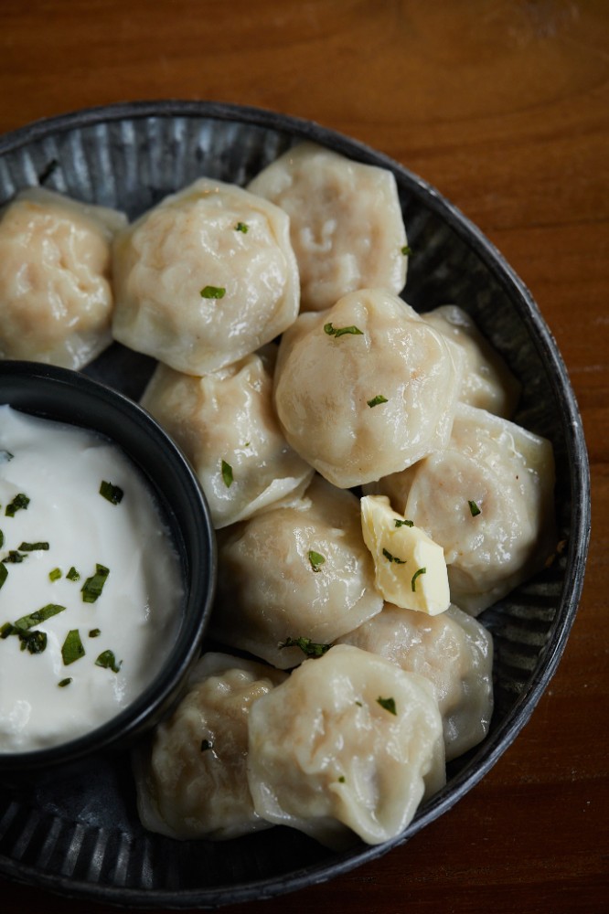 Dumplings boiled (organic chicken)