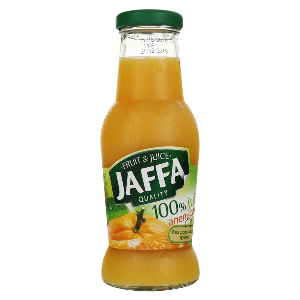 Сік "Jaffa"  Апельсин скло 0.25л