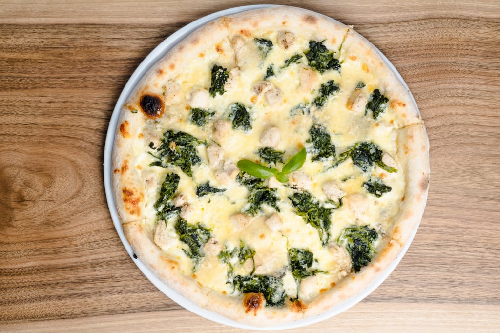 Spinachi con pollo e gorgonzola