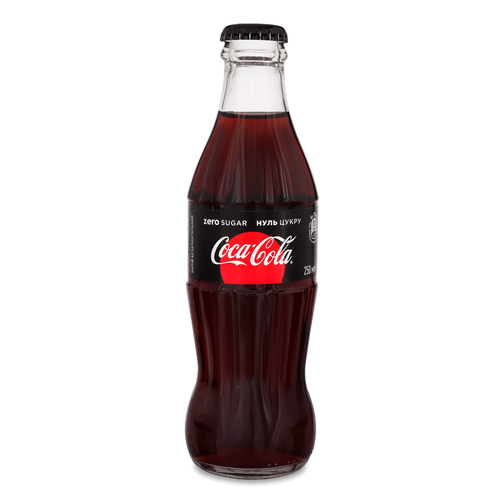 Coca-cola zero, скло - 250 мл
