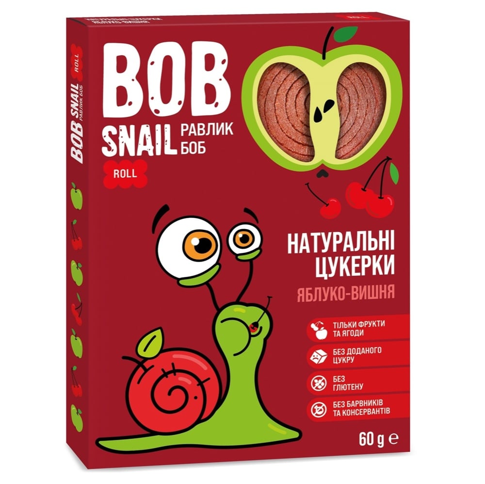 Натуральні цукерки Bob Snail 30гр