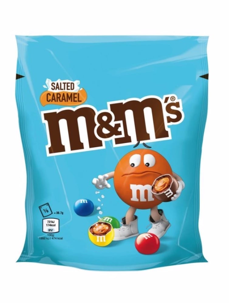 Драже M&M's Maxi Salted Caramel солона карамель 367г