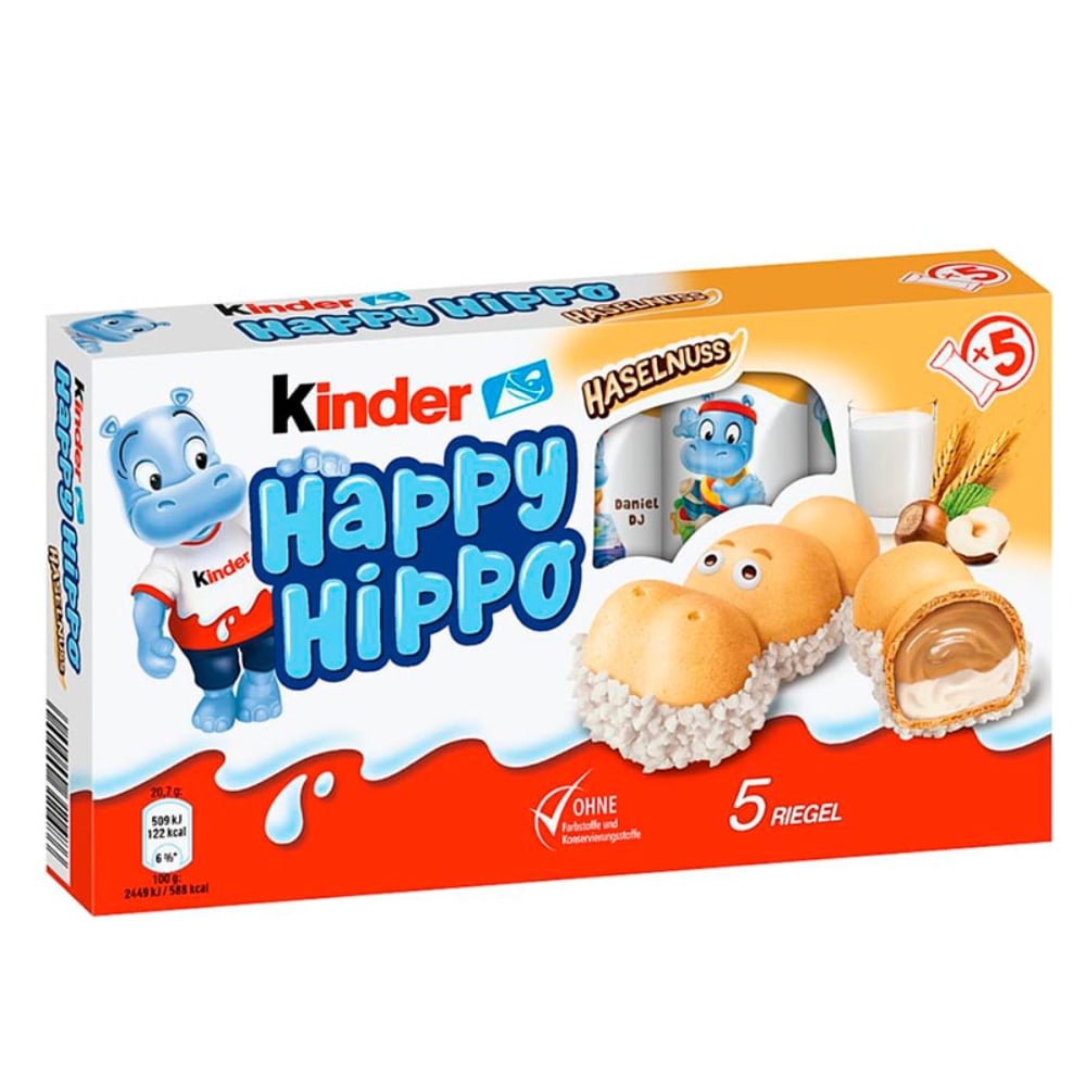 Kinder Happy Hippo Haselnuss