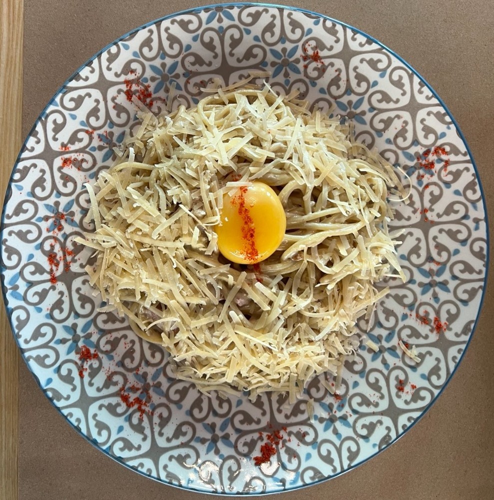 Спагетті з куркою