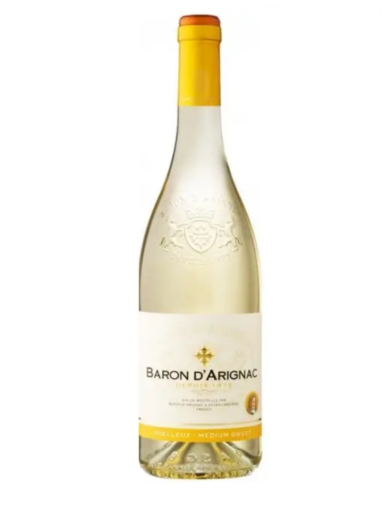 Вино Baron d’Arignac Blancбіле напівсолодке 150мл