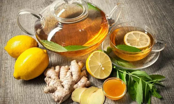 Натуральний імбирний чай з медом