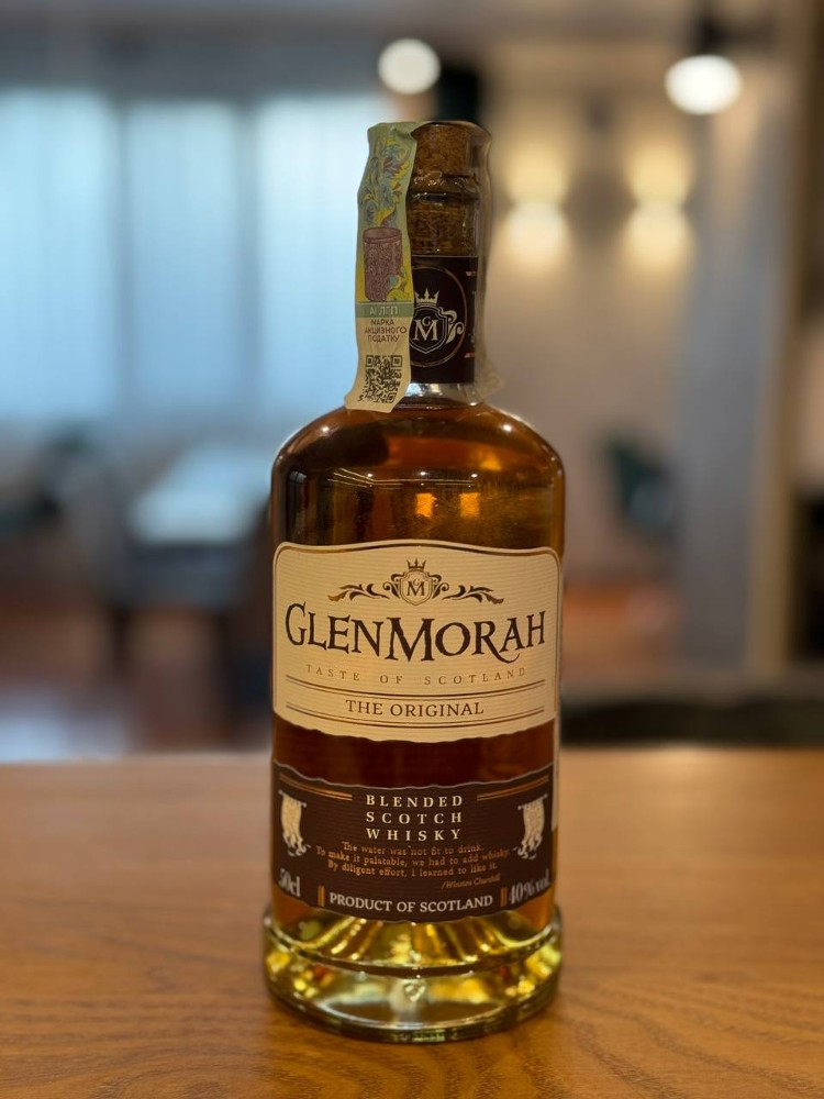 Віскі GLENMORAH 40% 0.5 л.