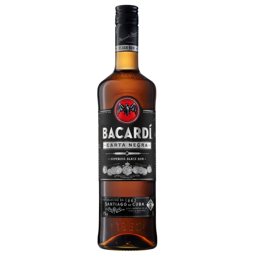 Ром Bacardi Carta Negra, 40%, 1 л