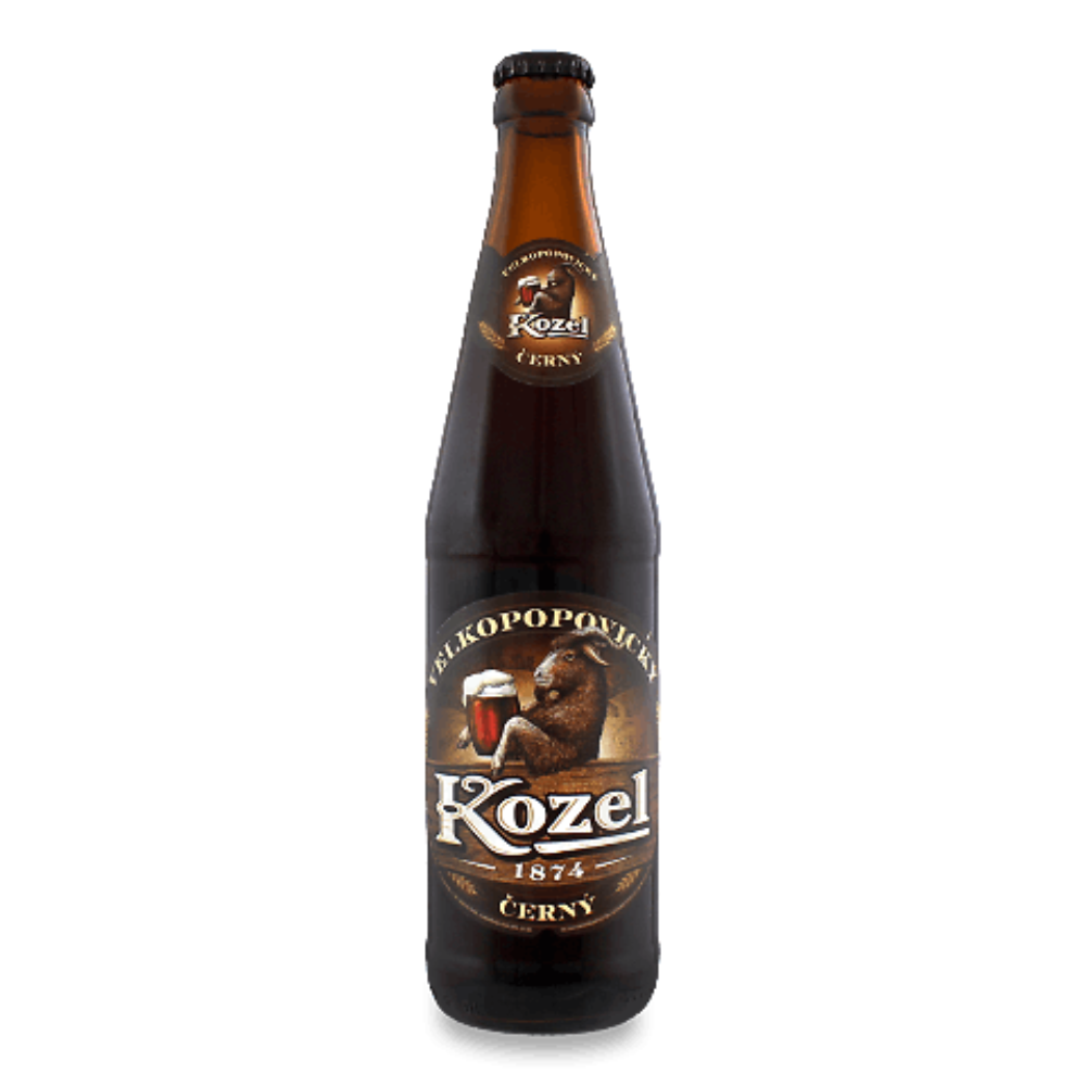 Пиво Velkopopovitsky Kozel, темне, фільтроване, 3,7%, 0,45 л
