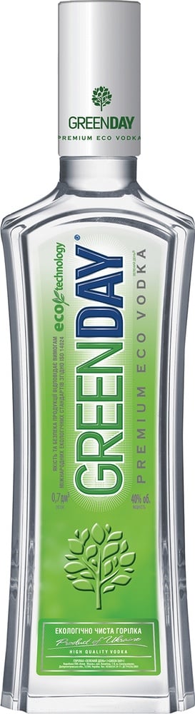 Горілка Green Day, 40%, 0,7 л
