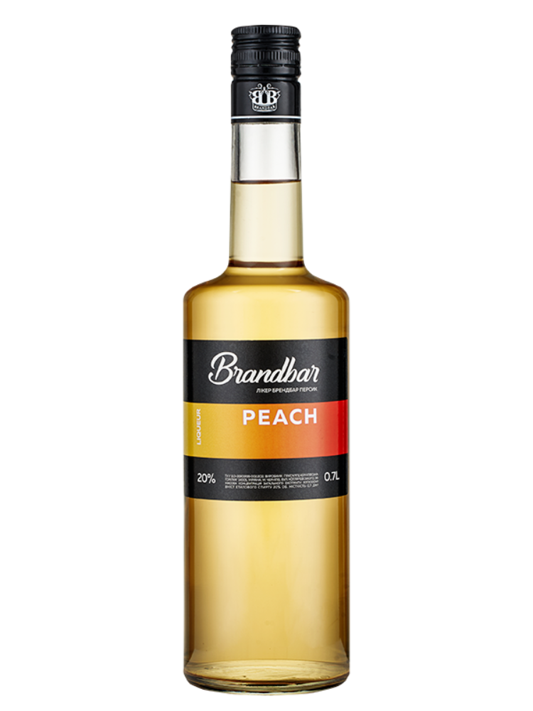 Лікер Brandbar Peach (Персик) 0,7л 20%