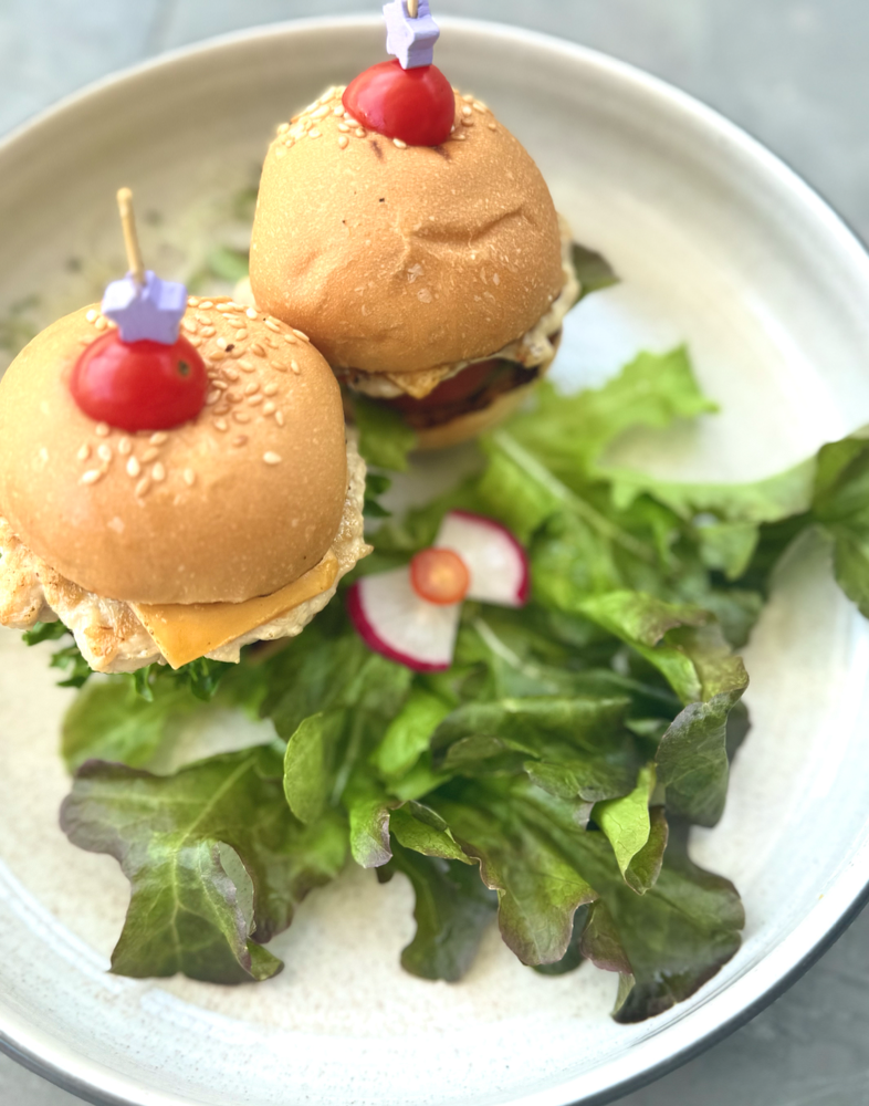 Mini Burger with Chicken Cutlet