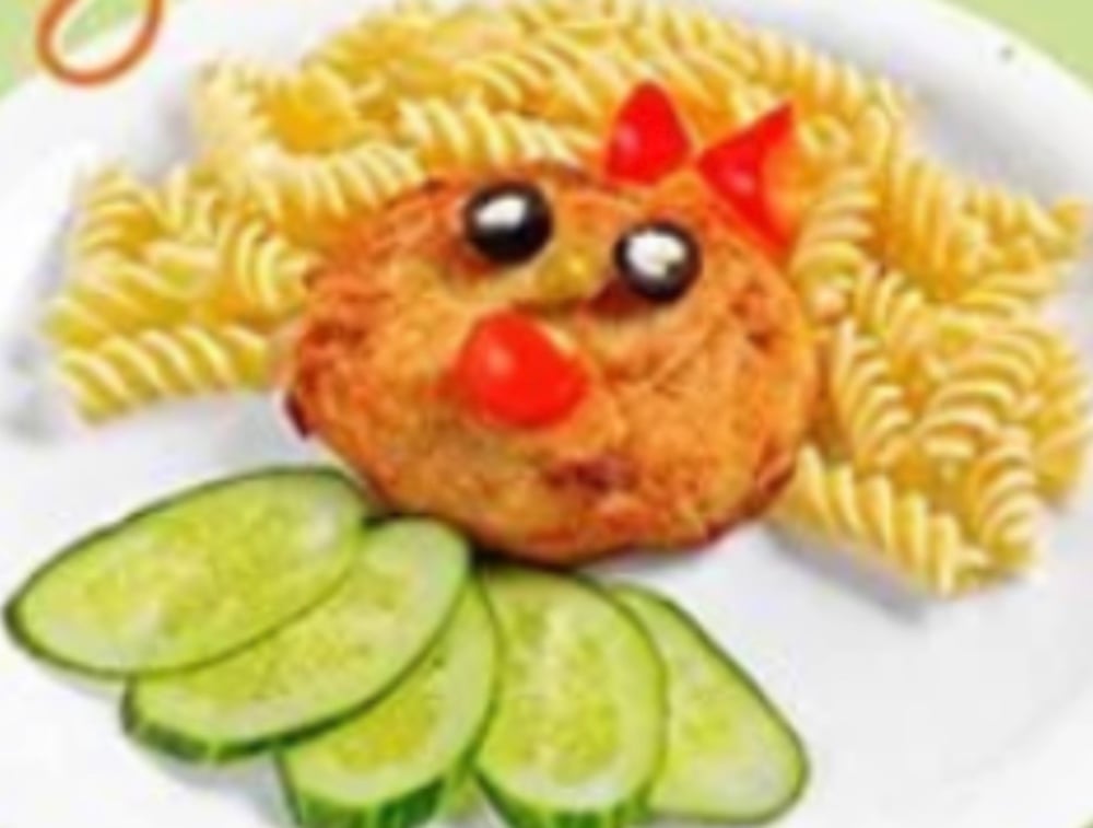 Curly Sue. Chicken Cutlet with Pasta