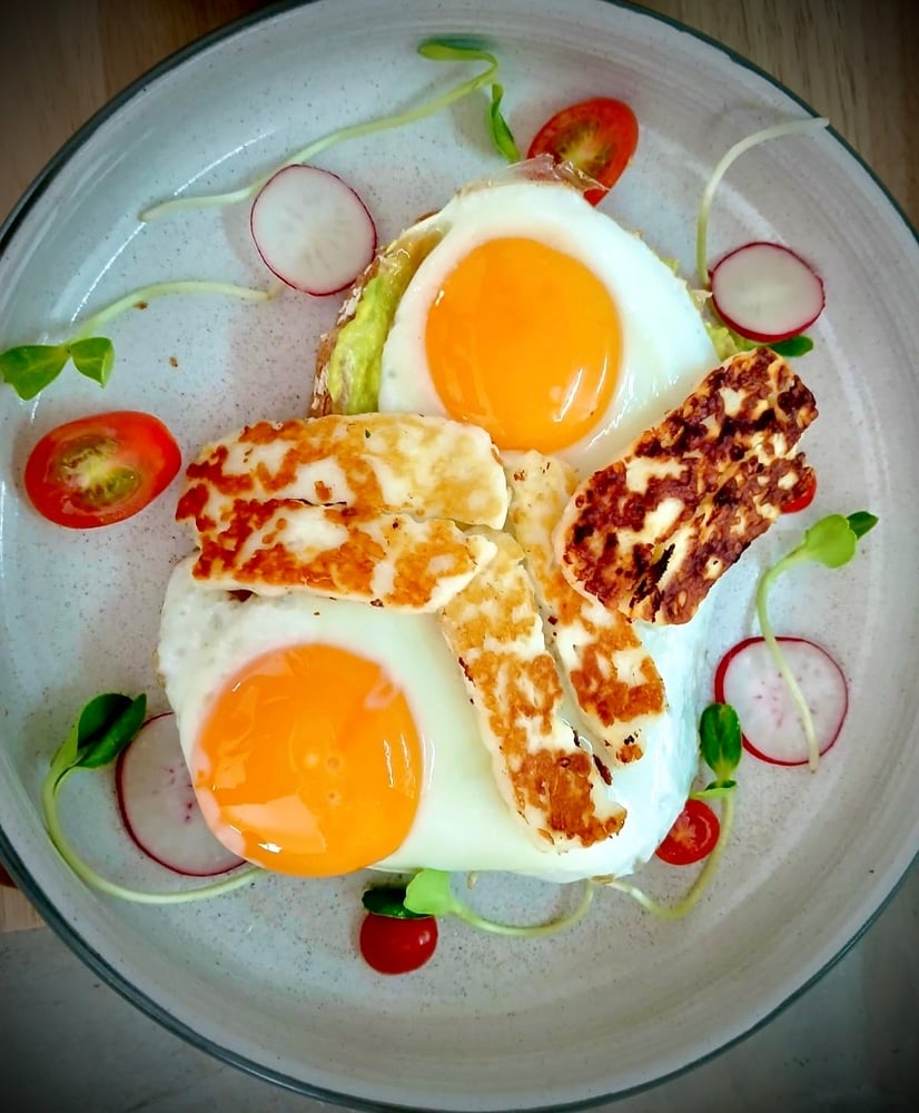 Halloumi Toast / ขนมปังฮัลลูมิ