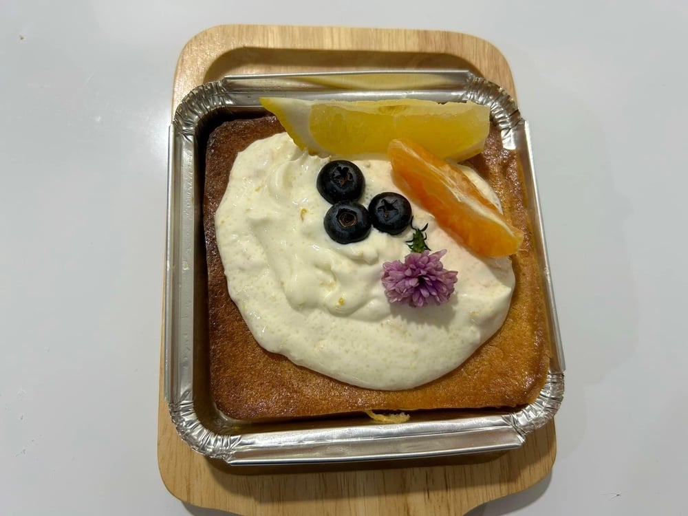 Pie Cottage Cheese with Lemon Sour Cream