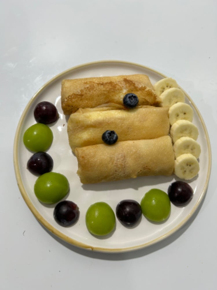 Crepes with Cottage Cheese 