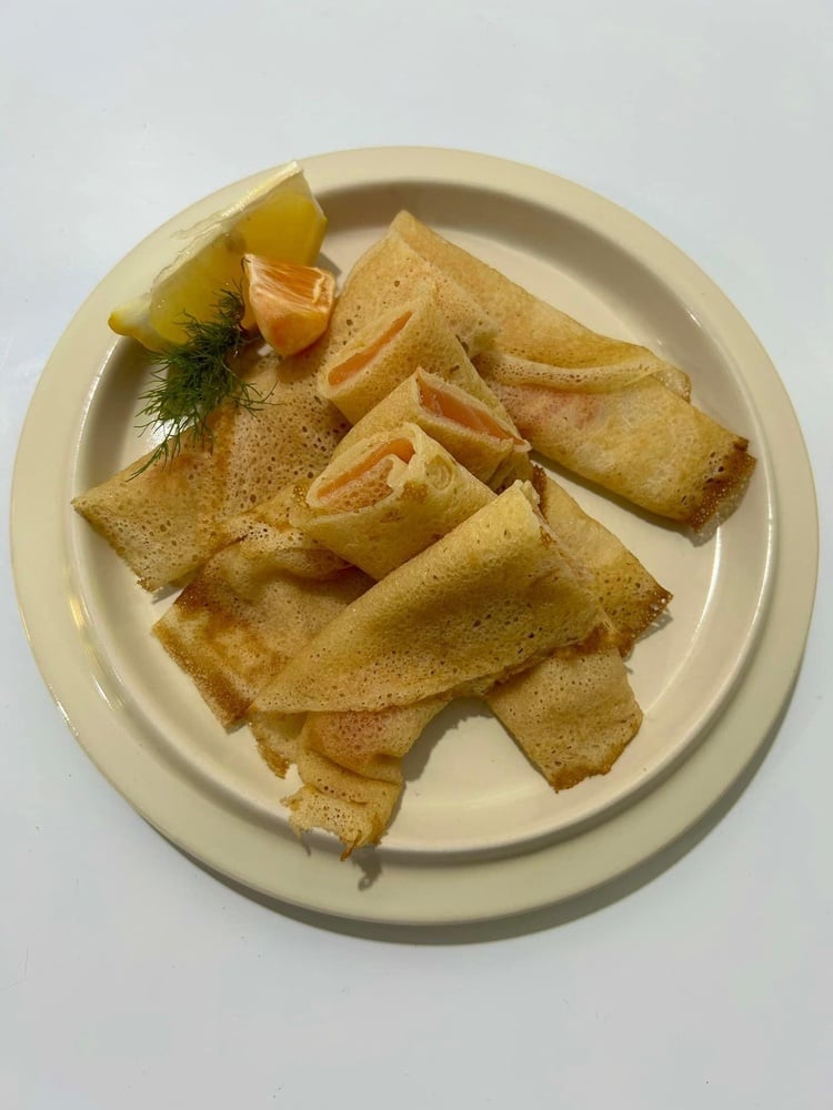 Crepes with Salmon