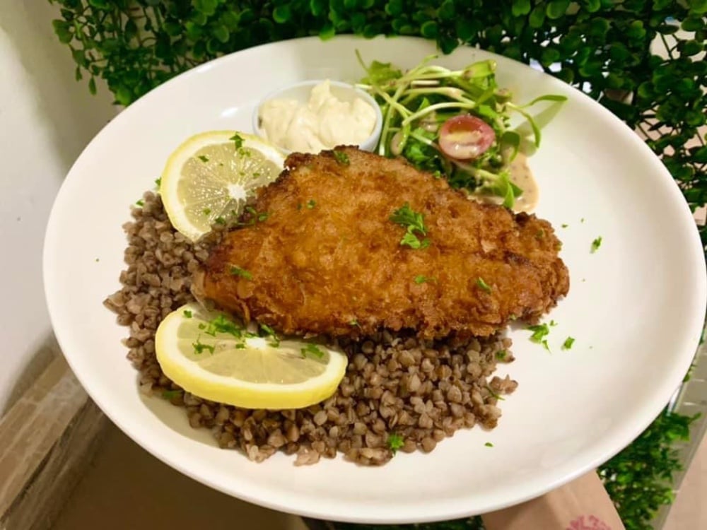 Chicken Schnitzel with Buckwheat 