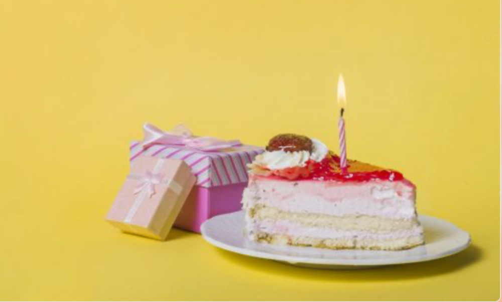 Rebanada de cumpleañero Gratis