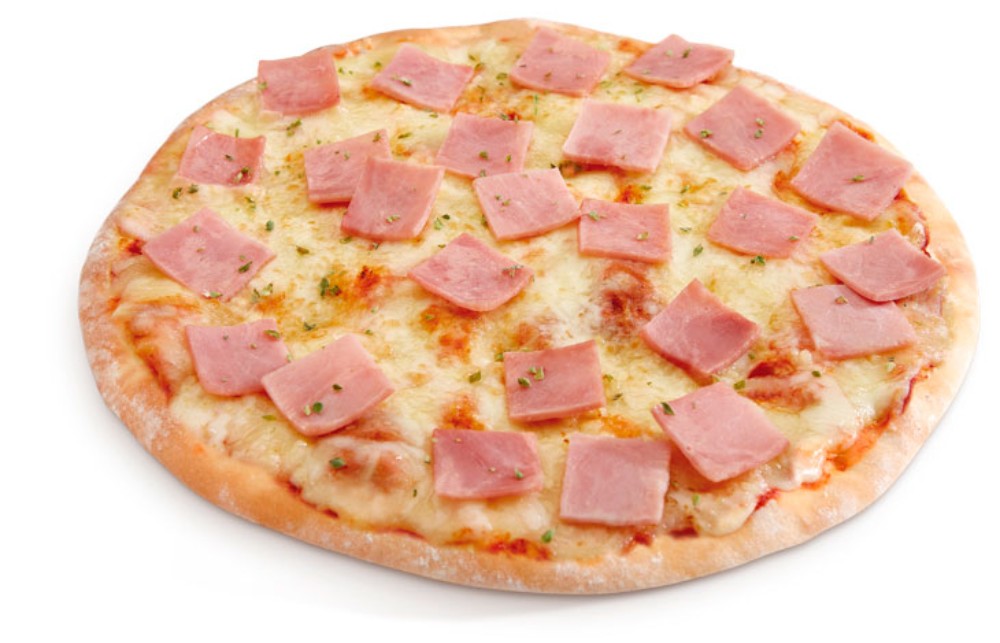 Pizza de jamón