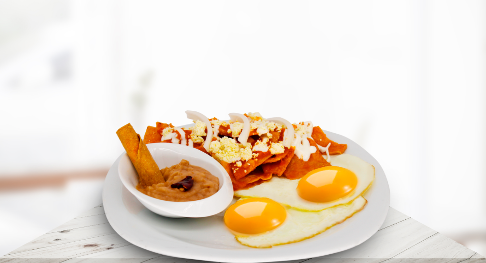 Chilaquiles con huevos