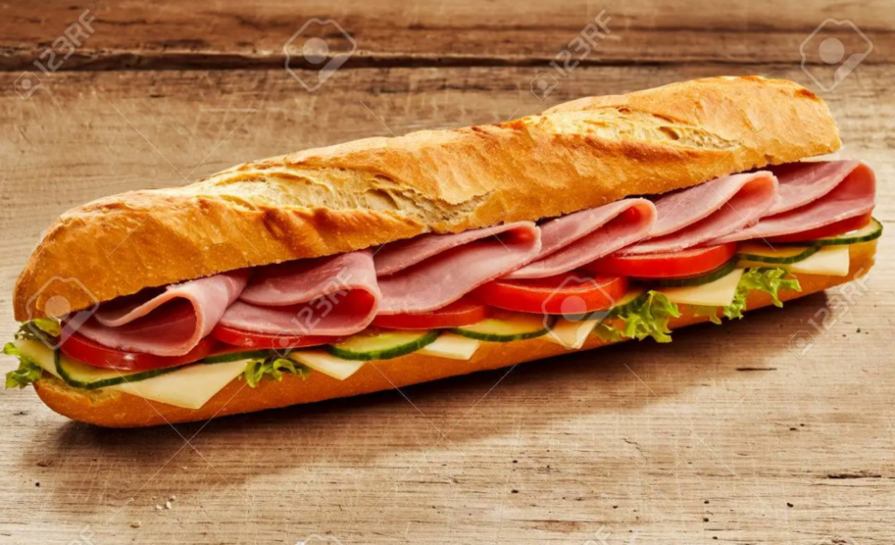 Baguette de Jamón de pavo