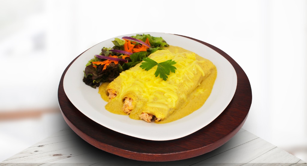 Enchiladas de pollo Verdes
