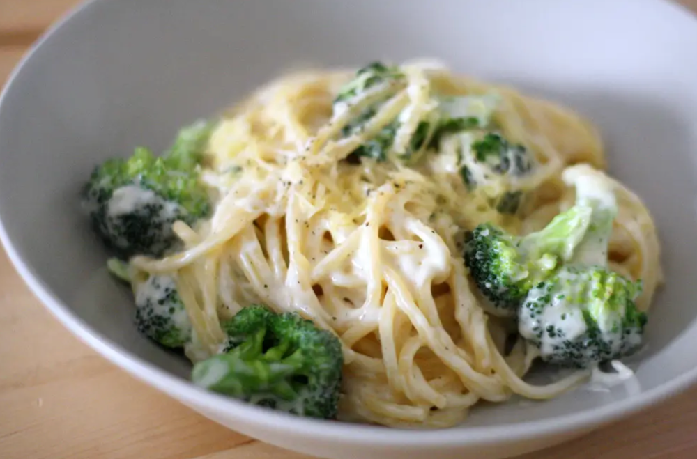 Pasta con crema de Brócoli