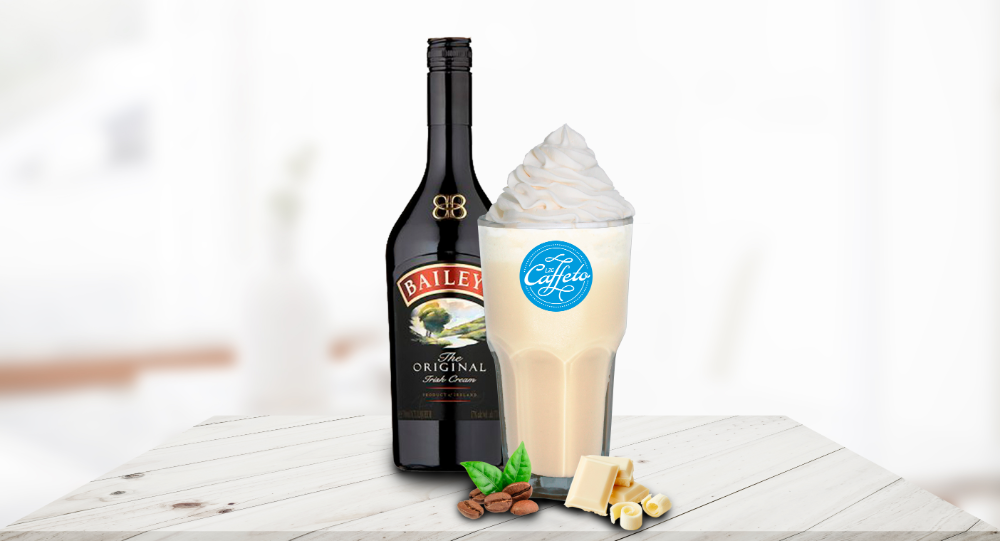 Frappe Moka blanco con Bayles