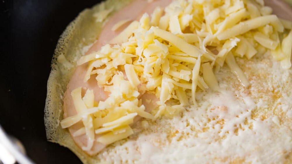 Crepa Manchego con jamón de pavo