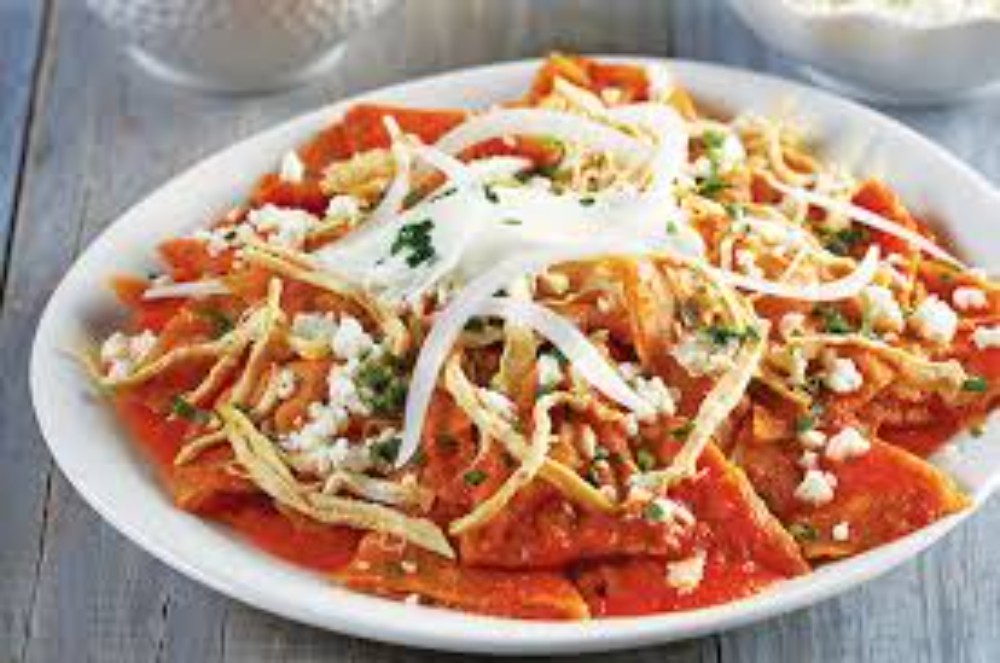Chilaquiles con pollo