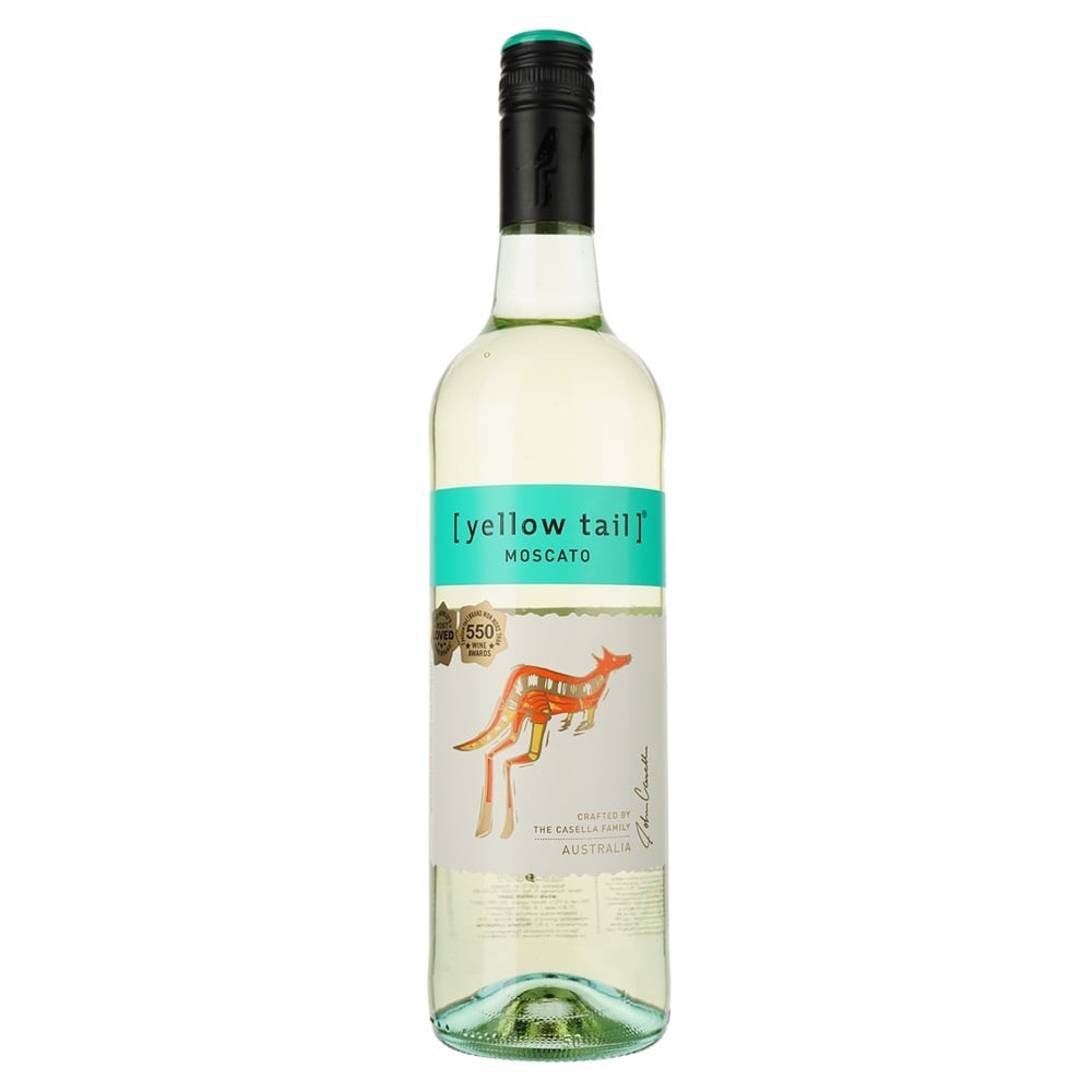 Вино Yellow Tail Moscato, біле, напівсолодке, 125ml