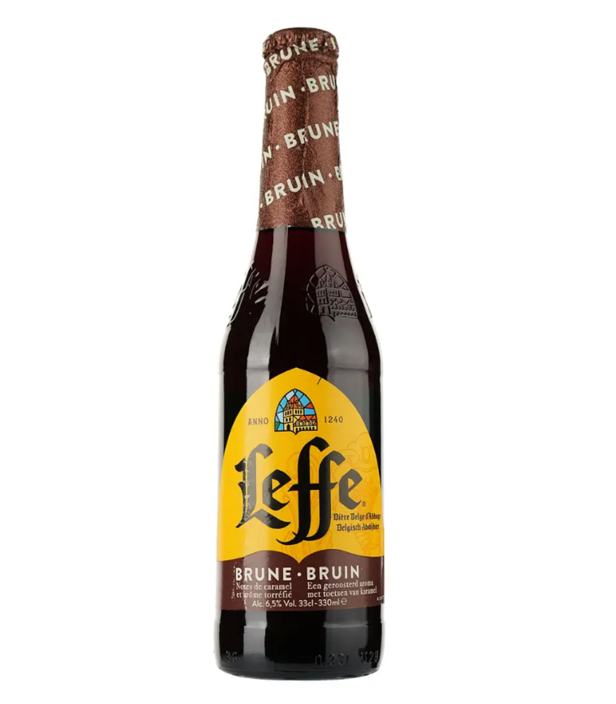 Пиво Leffe Brune, темне, фільтроване, 6,5%, 0,33 л